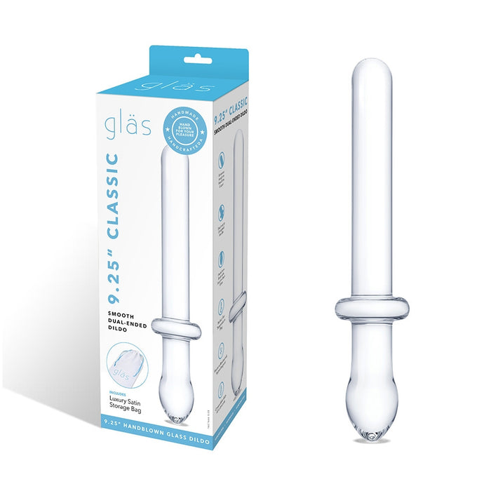 Glas 9.25&#39;&#39; Classic Smooth Dual-Ended Dildo