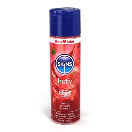 Skins Strawberry Water Based Lube 4oz