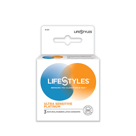 LIFESTYLES ULTRA SENSITIVE PLATINUM 3PK