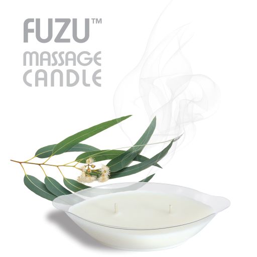 FUZU MASSAGE CANDLE EUCALYPTUS CALM 4 OZ