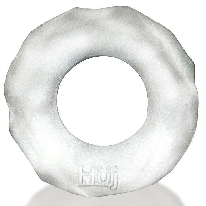 Hunky Junk Fractal Cockring - Clear Ice