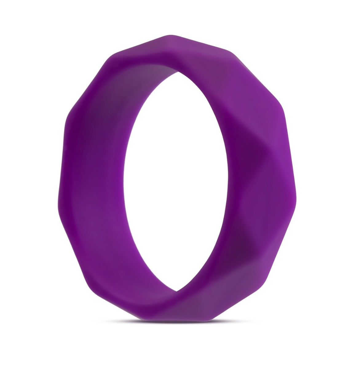 Wellness Geo Silicone Penis Ring, 1.75, Purple 